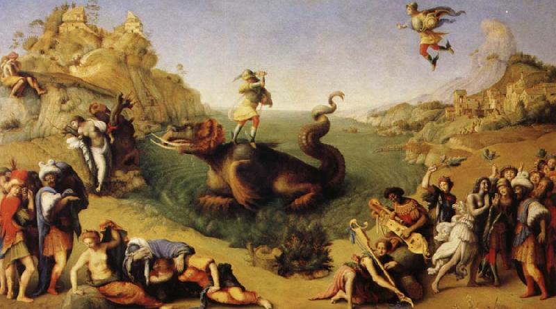 Piero di Cosimo Perseus Liberating Andromeda oil painting picture